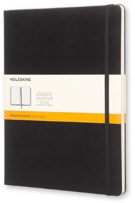 Блокнот Moleskine CLASSIC XLarge, линейка, черный Блокнот Moleskine CLASSIC XLarge, линейка, черный