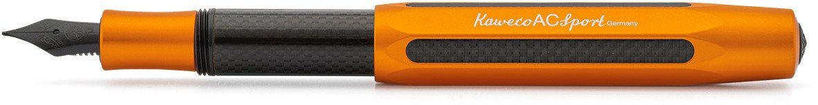 Ручка перьевая AC Sport M 0.9мм оранжевый корпус с черными вставками