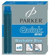 Картридж с чернилами неводостойкими для перьевой ручки Z17 MINI,  Washable Blue