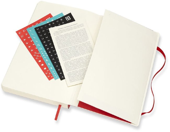 Ежедневник Moleskine CLASSIC SOFT Large 130х210мм 400стр. мягкая обложка красный