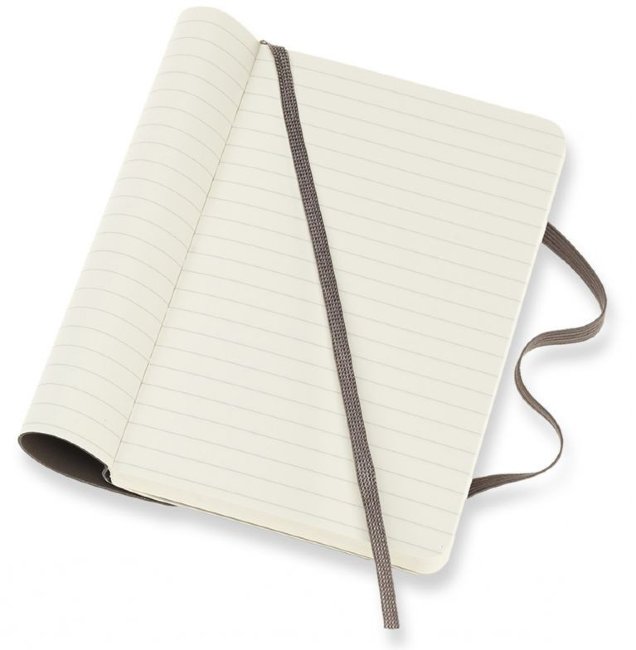 Блокнот Moleskine CLASSIC SOFT Pocket, линейка, коричневый
