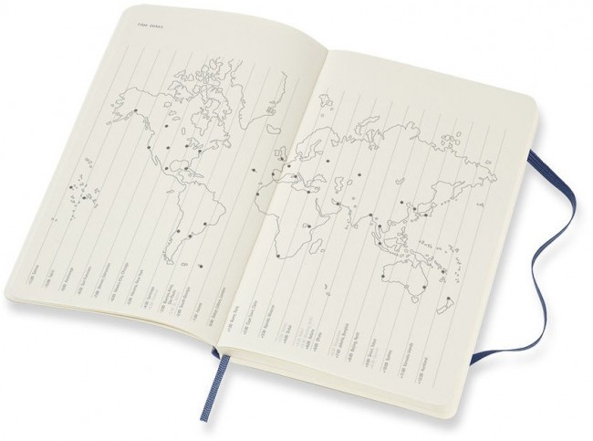 Ежедневник Moleskine CLASSIC SOFT Large 130х210мм 400стр. мягкая обложка синий сапфир