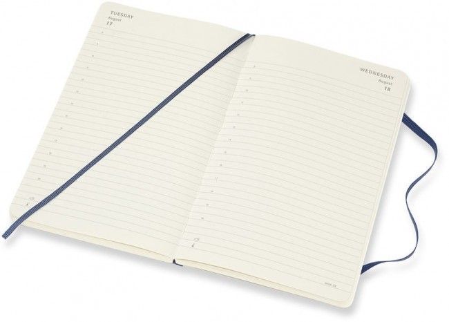 Ежедневник Moleskine CLASSIC SOFT Large 130х210мм 400стр. мягкая обложка синий сапфир