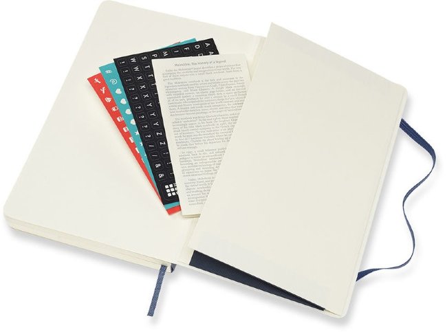 Ежедневник Moleskine CLASSIC SOFT Large 130х210мм 400стр. мягкая обложка синий сапфир