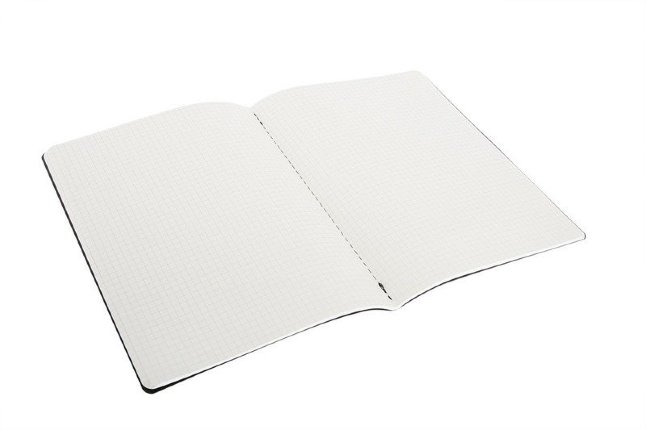 Блокнот Moleskine CAHIER JOURNAL XLarge, клетка, синий индиго (3шт)
