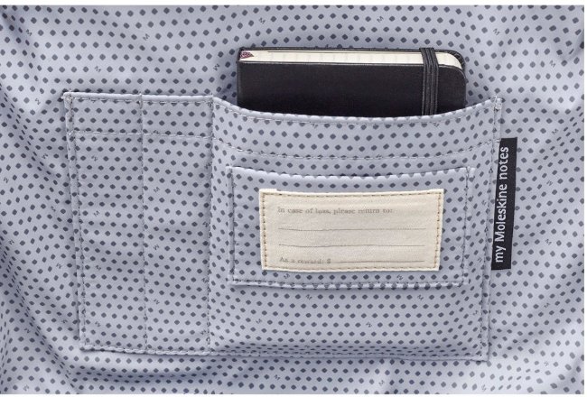 Рюкзак Moleskine Rolltop Classic, синий сапфир Рюкзак Moleskine Rolltop Classic, синий сапфир