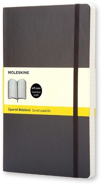 Ежедневник Moleskine CLASSIC SOFT Large 130х210мм 400стр. мягкая обложка черный