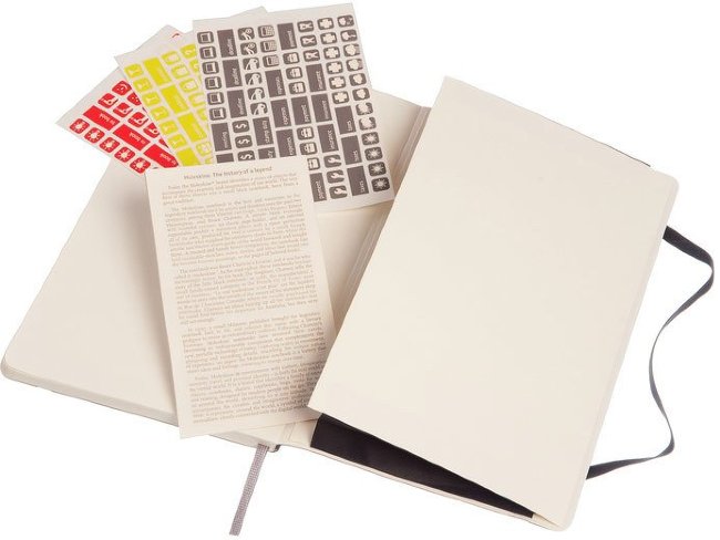 Еженедельник Moleskine CLASSIC WKNT LARGE SOFT, A5, черный