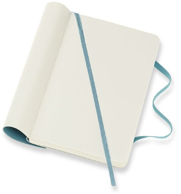 Блокнот Moleskine CLASSIC SOFT Pocket, нелинованный, голубой