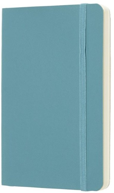 Блокнот Moleskine CLASSIC SOFT Pocket, нелинованный, голубой
