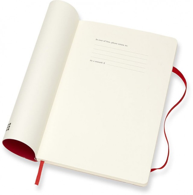 Еженедельник Moleskine CLASSIC SOFT WKNT Large 130х210мм 144стр. мягкая обложка красный