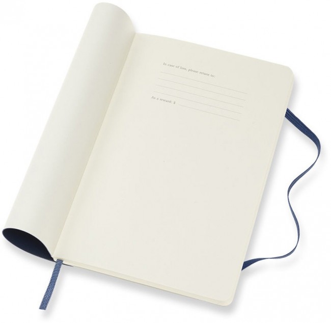 Еженедельник Moleskine CLASSIC SOFT WKNT Large 130х210мм 144стр. мягкая обложка синий сапфир