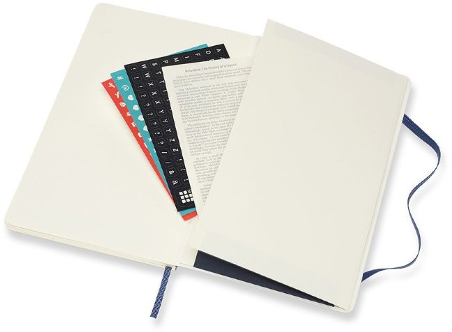 Еженедельник Moleskine CLASSIC SOFT WKNT Large 130х210мм 144стр. мягкая обложка синий сапфир