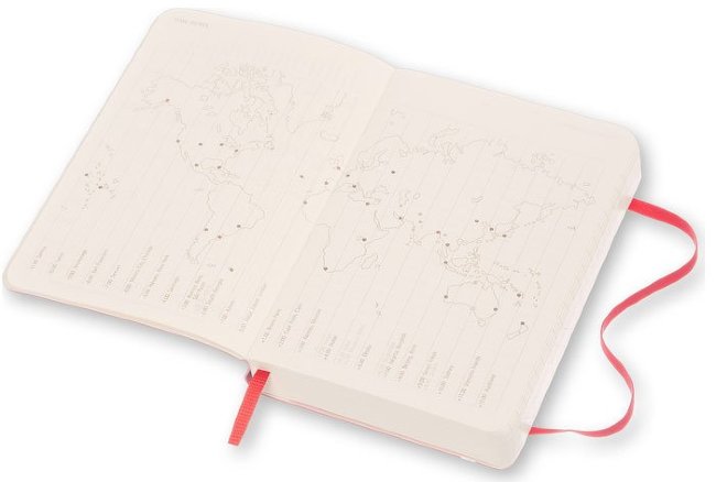 Ежедневник Moleskine CLASSIC DAILY POCKET SOFT, A6, красный