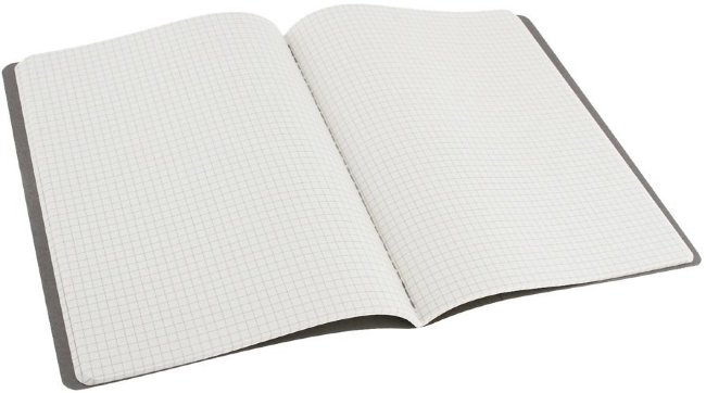 Блокнот Moleskine CAHIER JOURNAL XLarge, клетка, серый (3шт)