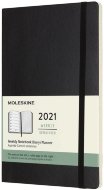 Еженедельник Moleskine CLASSIC SOFT WKNT Large 130х210мм 144стр. мягкая обложка черный