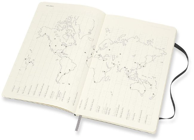 Еженедельник Moleskine CLASSIC SOFT WKNT Large 130х210мм 144стр. мягкая обложка черный Еженедельник Moleskine CLASSIC SOFT WKNT Large 130х210мм 144стр. мягкая обложка черный
