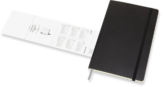 Еженедельник Moleskine CLASSIC SOFT WKNT Large 130х210мм 144стр. мягкая обложка черный Еженедельник Moleskine CLASSIC SOFT WKNT Large 130х210мм 144стр. мягкая обложка черный