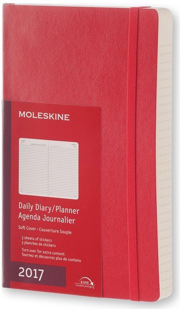 Ежедневник Moleskine CLASSIC DAILY LARGE SOFT, A5, красный Ежедневник Moleskine CLASSIC DAILY LARGE SOFT, A5, красный