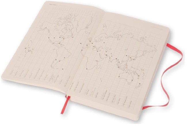 Ежедневник Moleskine CLASSIC DAILY LARGE SOFT, A5, красный Ежедневник Moleskine CLASSIC DAILY LARGE SOFT, A5, красный