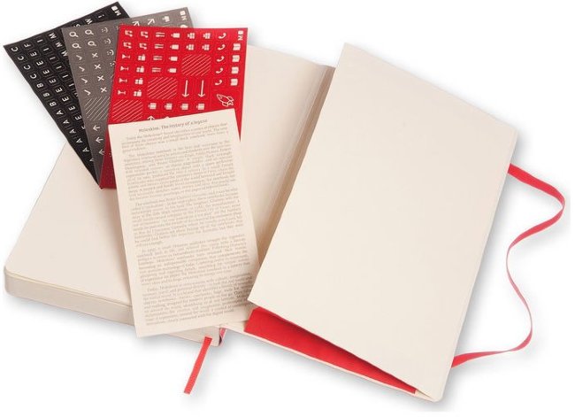 Ежедневник Moleskine CLASSIC DAILY LARGE SOFT, A5, красный Ежедневник Moleskine CLASSIC DAILY LARGE SOFT, A5, красный