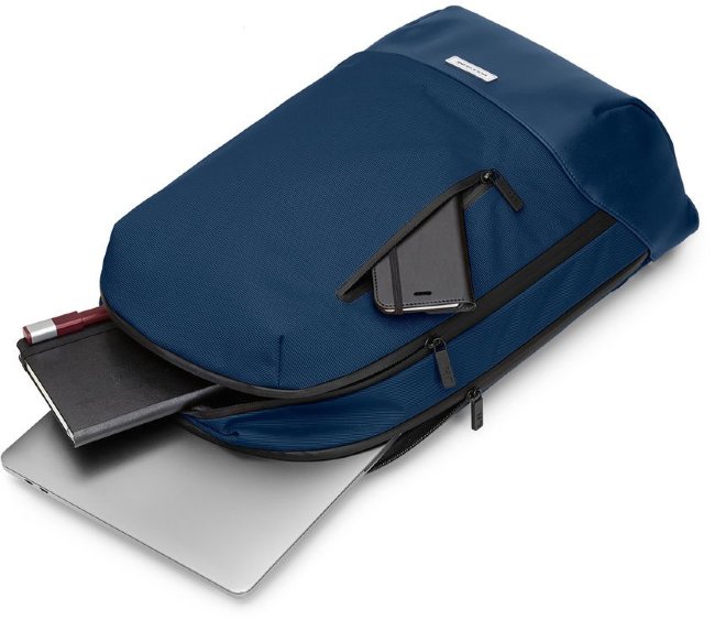 Рюкзак Moleskine Metro 31x47x13 см, синий сапфир