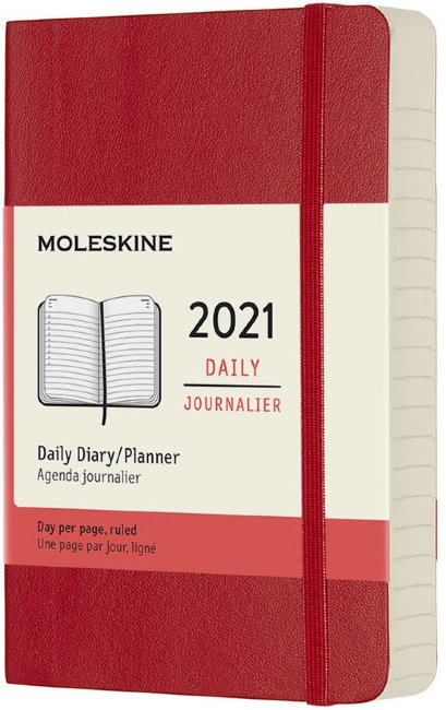 Ежедневник Moleskine CLASSIC SOFT Pocket 90x140мм 400стр. мягкая обложка красный Ежедневник Moleskine CLASSIC SOFT Pocket 90x140мм 400стр. мягкая обложка красный