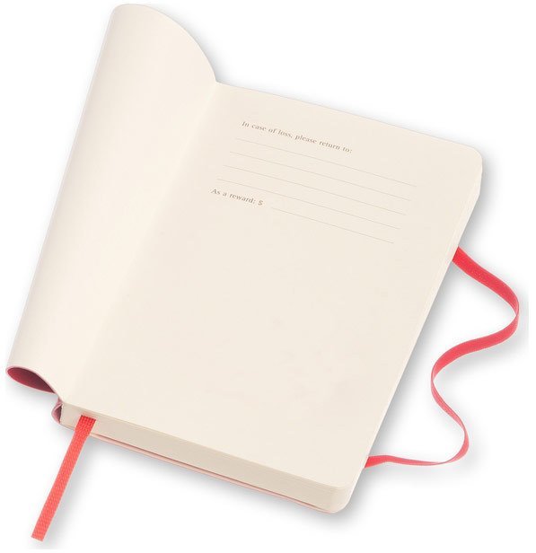 Еженедельник Moleskine CLASSIC WKNT POCKET SOFT, A6, красный