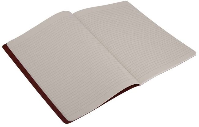 Блокнот Moleskine CAHIER JOURNAL XLarge, линейка, клюквенный (3шт)