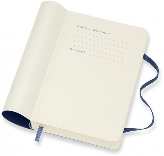 Ежедневник Moleskine CLASSIC SOFT Pocket 90x140мм 400стр. мягкая обложка синий сапфир Ежедневник Moleskine CLASSIC SOFT Pocket 90x140мм 400стр. мягкая обложка синий сапфир