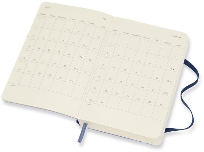 Ежедневник Moleskine CLASSIC SOFT Pocket 90x140мм 400стр. мягкая обложка синий сапфир Ежедневник Moleskine CLASSIC SOFT Pocket 90x140мм 400стр. мягкая обложка синий сапфир