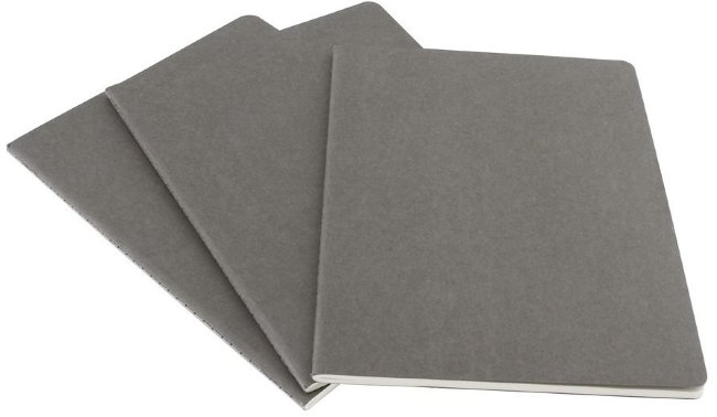 Блокнот Moleskine CAHIER JOURNAL XLarge, линейка, серый (3шт) Блокнот Moleskine CAHIER JOURNAL XLarge, линейка, серый (3шт)