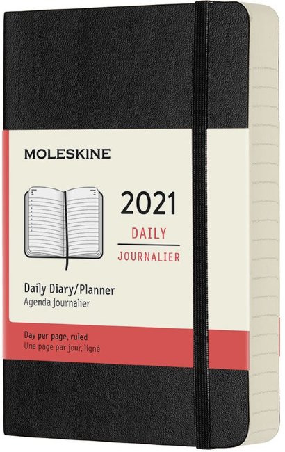 Ежедневник Moleskine CLASSIC SOFT Pocket 90x140мм 400стр. мягкая обложка черный Ежедневник Moleskine CLASSIC SOFT Pocket 90x140мм 400стр. мягкая обложка черный
