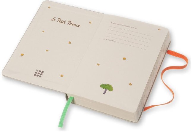 Ежедневник Moleskine LE PETIT PRINCE DAILY PC, A6, светло-серый