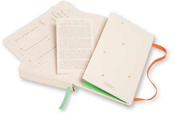 Ежедневник Moleskine LE PETIT PRINCE DAILY PC, A6, светло-серый