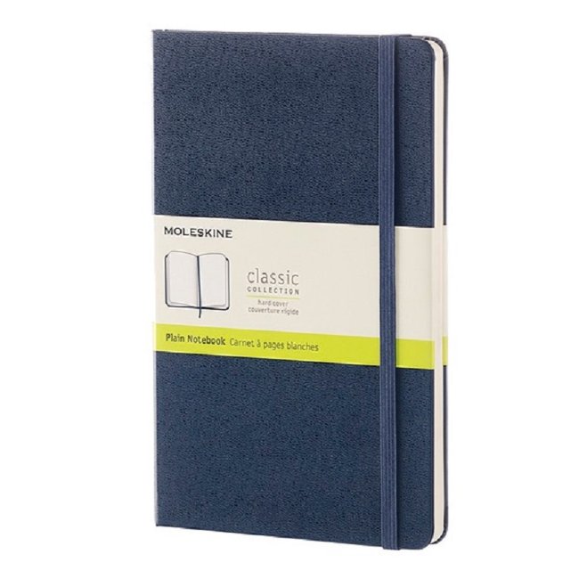 Блокнот Moleskine CLASSIC, нелинованный, синий сапфир Блокнот Moleskine CLASSIC, нелинованный, синий сапфир