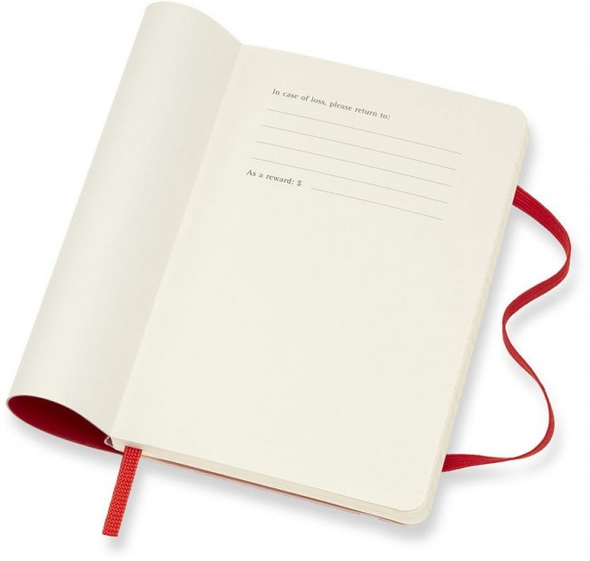 Еженедельник Moleskine CLASSIC SOFT WKNT Pocket 90x140мм 144стр. мягкая обложка красный Еженедельник Moleskine CLASSIC SOFT WKNT Pocket 90x140мм 144стр. мягкая обложка красный