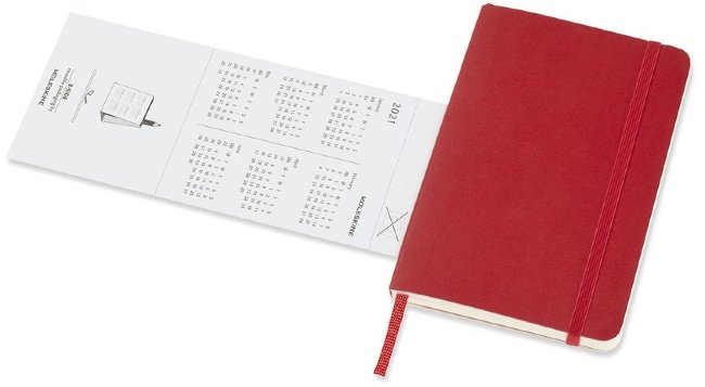 Еженедельник Moleskine CLASSIC SOFT WKNT Pocket 90x140мм 144стр. мягкая обложка красный Еженедельник Moleskine CLASSIC SOFT WKNT Pocket 90x140мм 144стр. мягкая обложка красный