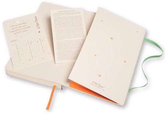 Ежедневник Moleskine LE PETIT PRINCE DAILY LG, A5, светло-серый