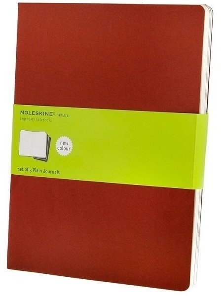 Блокнот Moleskine CAHIER JOURNAL XLarge, нелинованный, клюквенный (3шт) Блокнот Moleskine CAHIER JOURNAL XLarge, нелинованный, клюквенный (3шт)