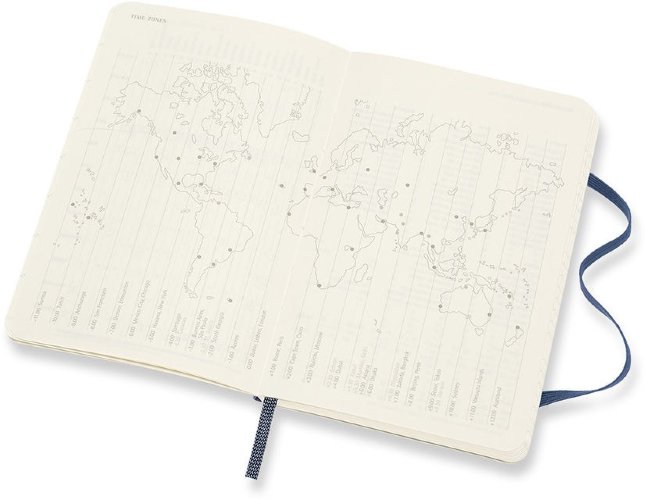 Еженедельник Moleskine CLASSIC SOFT WKNT Pocket 90x140мм 144стр. мягкая обложка синий сапфир