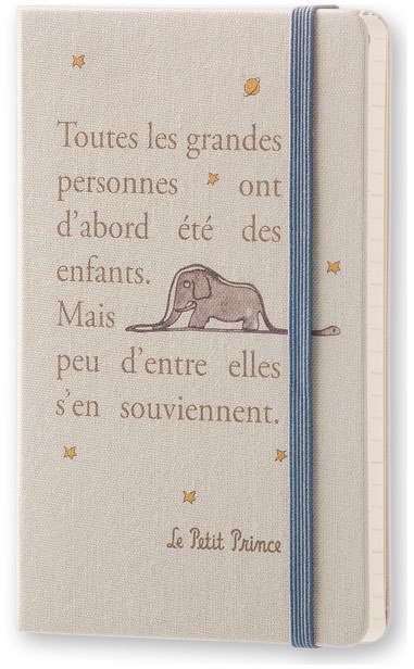Еженедельник Moleskine LE PETIT PRINCE WKNT PC, A6, светло-серый
