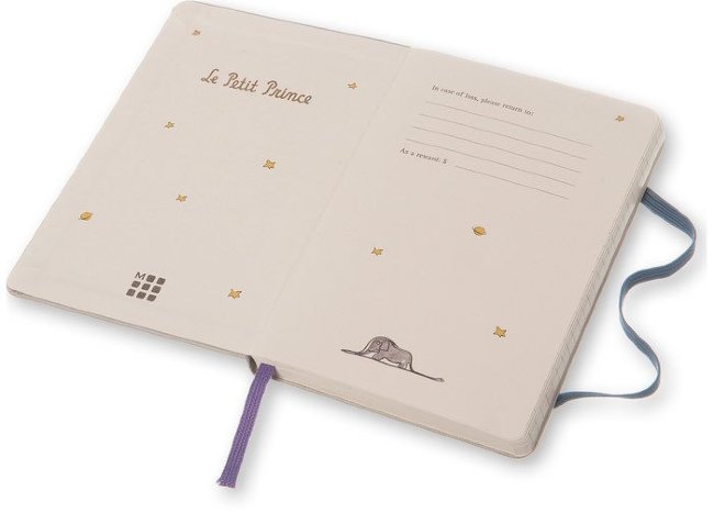 Еженедельник Moleskine LE PETIT PRINCE WKNT PC, A6, светло-серый