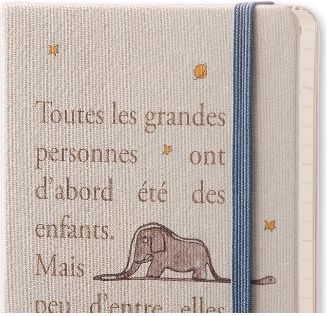 Еженедельник Moleskine LE PETIT PRINCE WKNT PC, A6, светло-серый