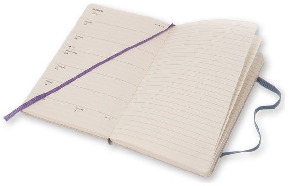 Еженедельник Moleskine LE PETIT PRINCE WKNT PC, A6, светло-серый