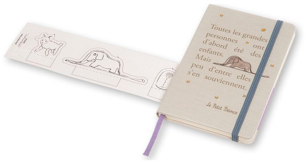 Еженедельник Moleskine LE PETIT PRINCE WKNT PC, A6, светло-серый