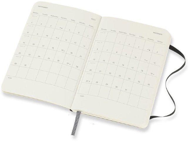 Еженедельник Moleskine CLASSIC SOFT WKNT Pocket 90x140мм 144стр. мягкая обложка черный Еженедельник Moleskine CLASSIC SOFT WKNT Pocket 90x140мм 144стр. мягкая обложка черный