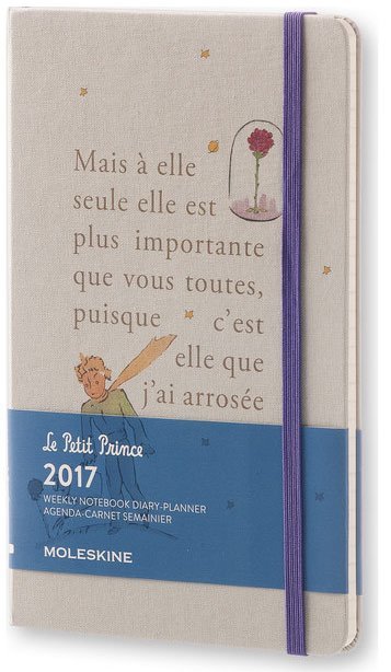 Еженедельник Moleskine LE PETIT PRINCE WKNT LG, A5, светло-серый