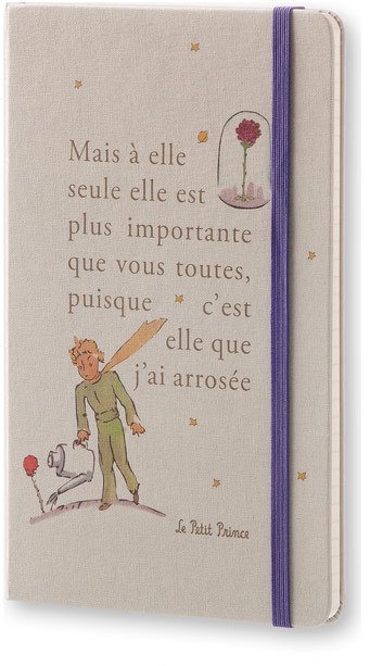 Еженедельник Moleskine LE PETIT PRINCE WKNT LG, A5, светло-серый