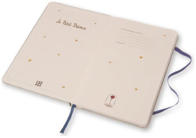 Еженедельник Moleskine LE PETIT PRINCE WKNT LG, A5, светло-серый